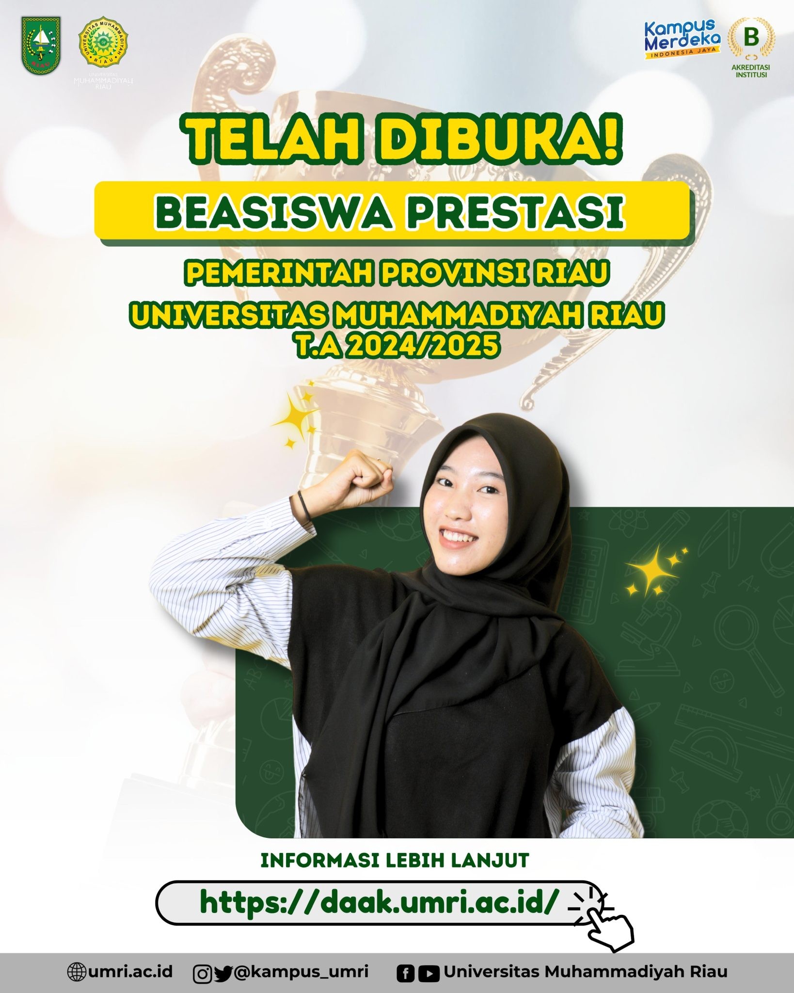 BEASISWA PRESTASI Pemerintah Provinsi Riau